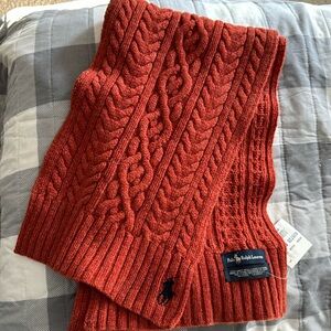 NWT Polo Ralph Lauren lambswool Scarf